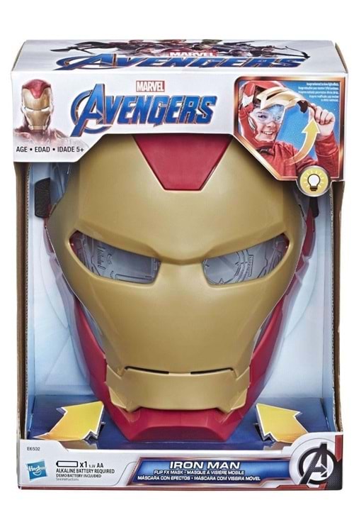Marvel Iron Man Flip FX Maske E6502
