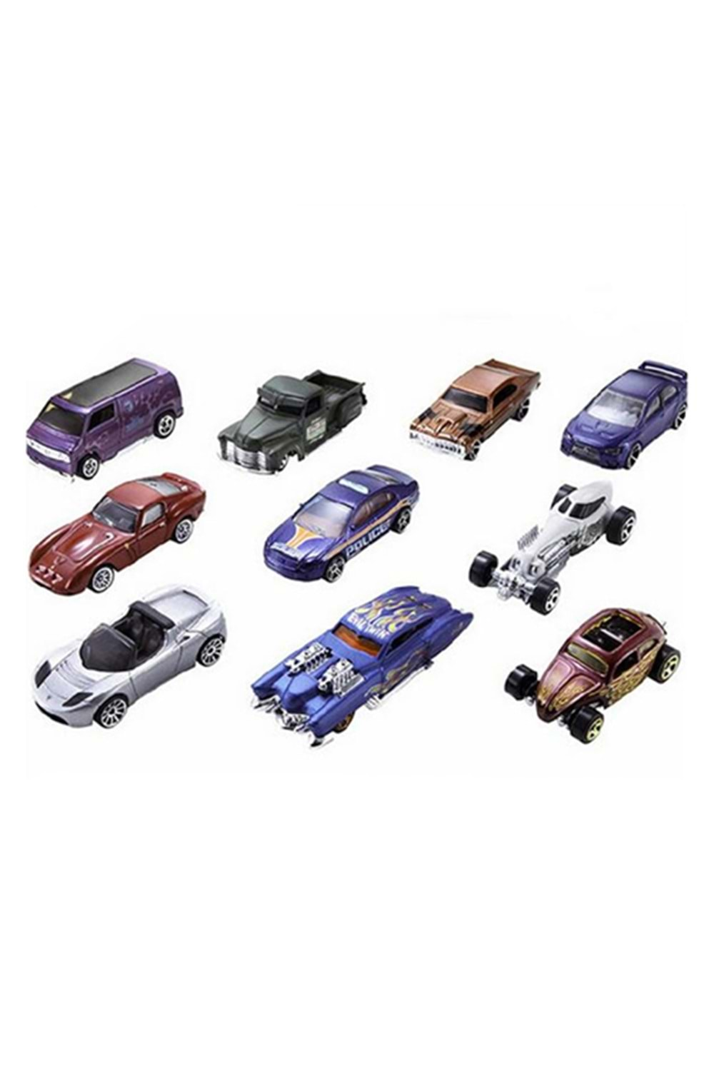 Hot Wheels 10 lu Araba 54886