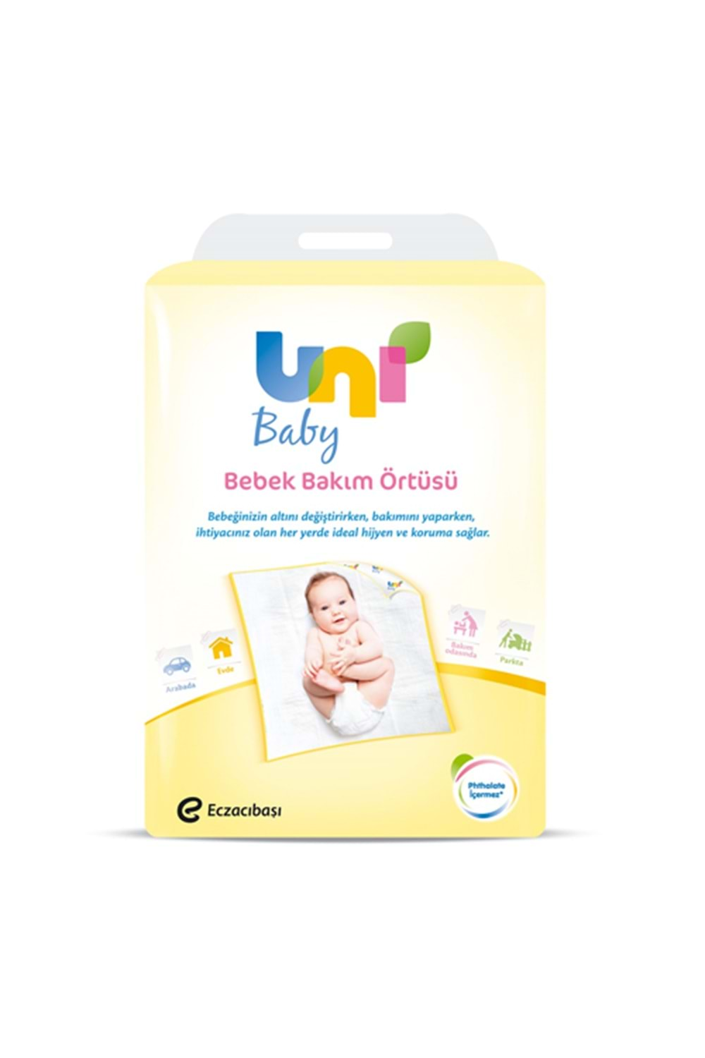 Uni Baby Alt Değiştirme Örtüsü 60x60 10 lu