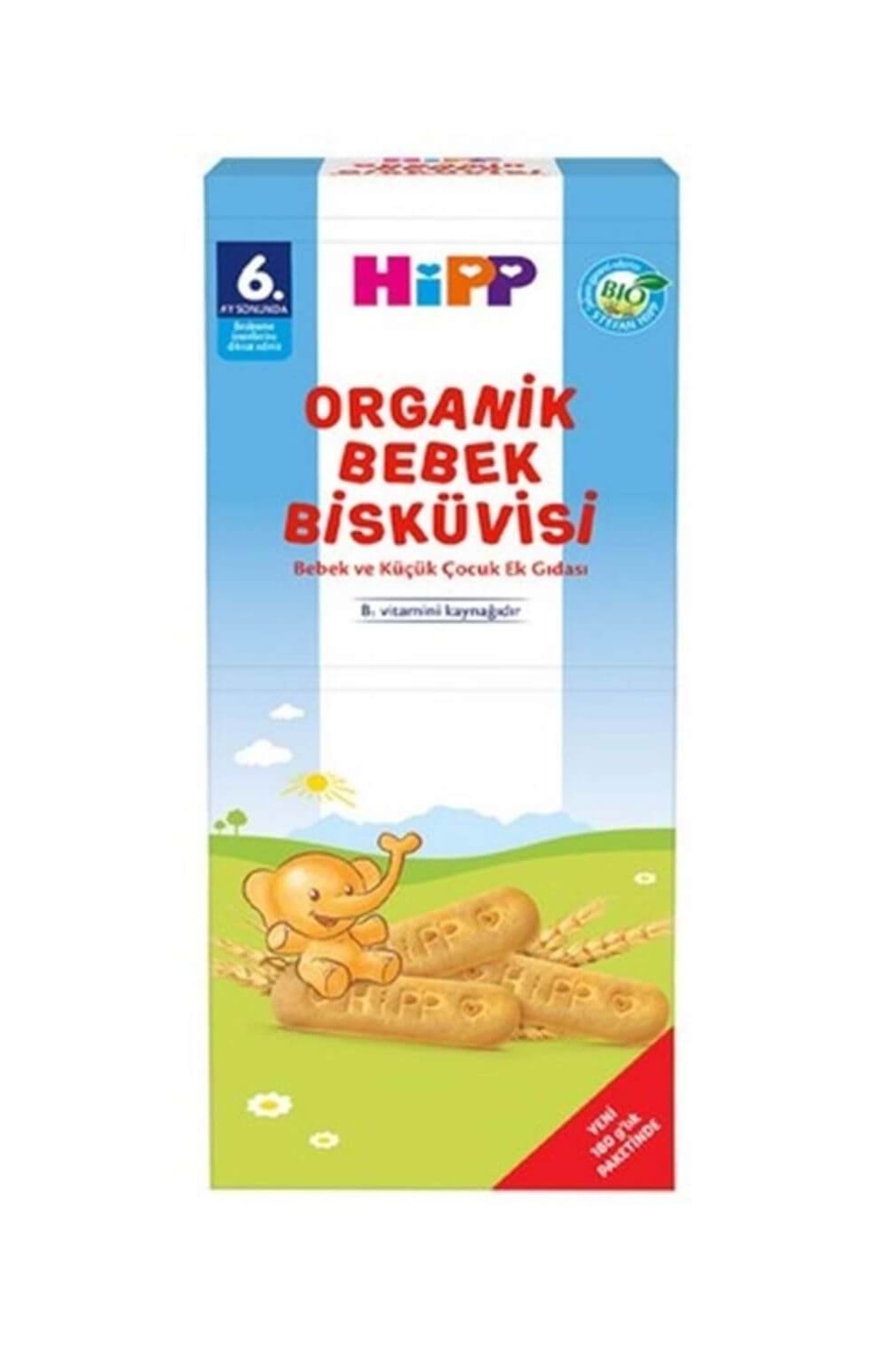 Hipp Organik Bebek Bisküvisi 6 Ay+ 180 gr 4x45g
