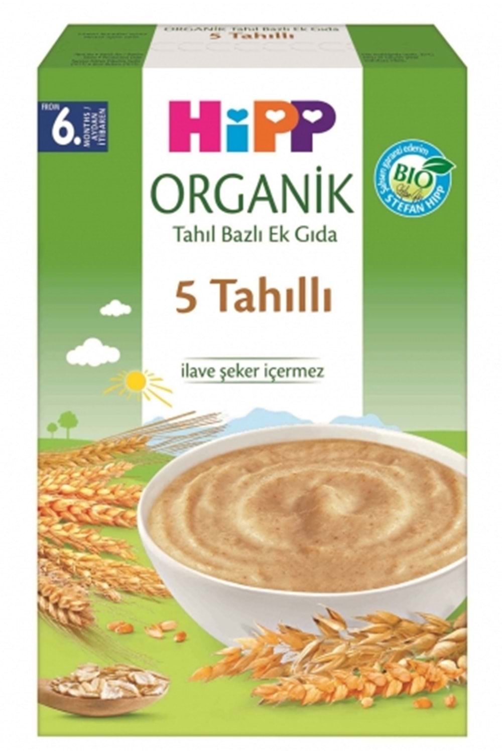 Hipp Organik Tahıl Bazlı Ek Gıda 5 Tahıllı 200 gr