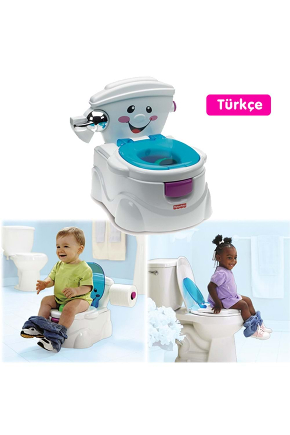 Fisher Price Eğitici Eğlenceli Tuvalet BMD23