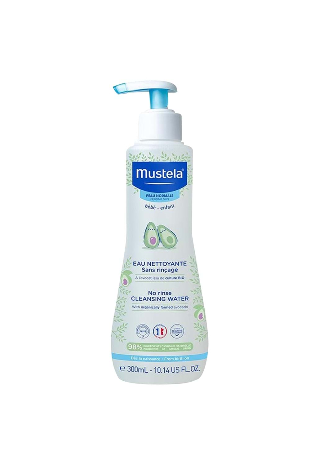 Mustela Durulama Gerektirmeyen Temizleme Sıvısı 300 ml