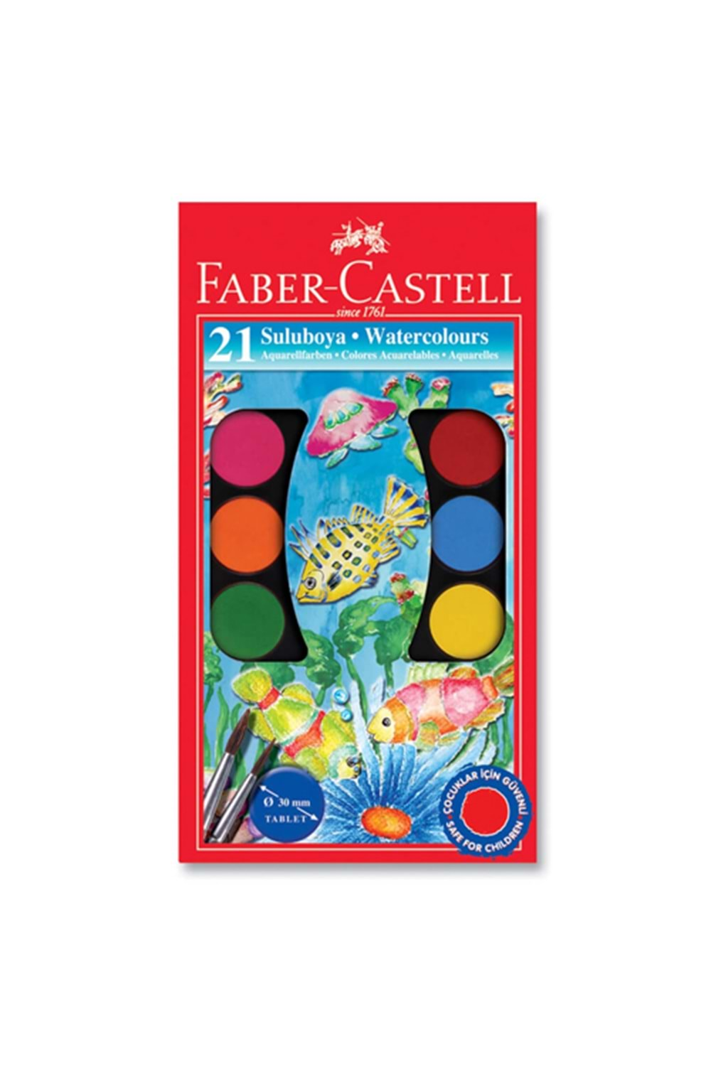 Faber Castell Sulu Boya 21 li