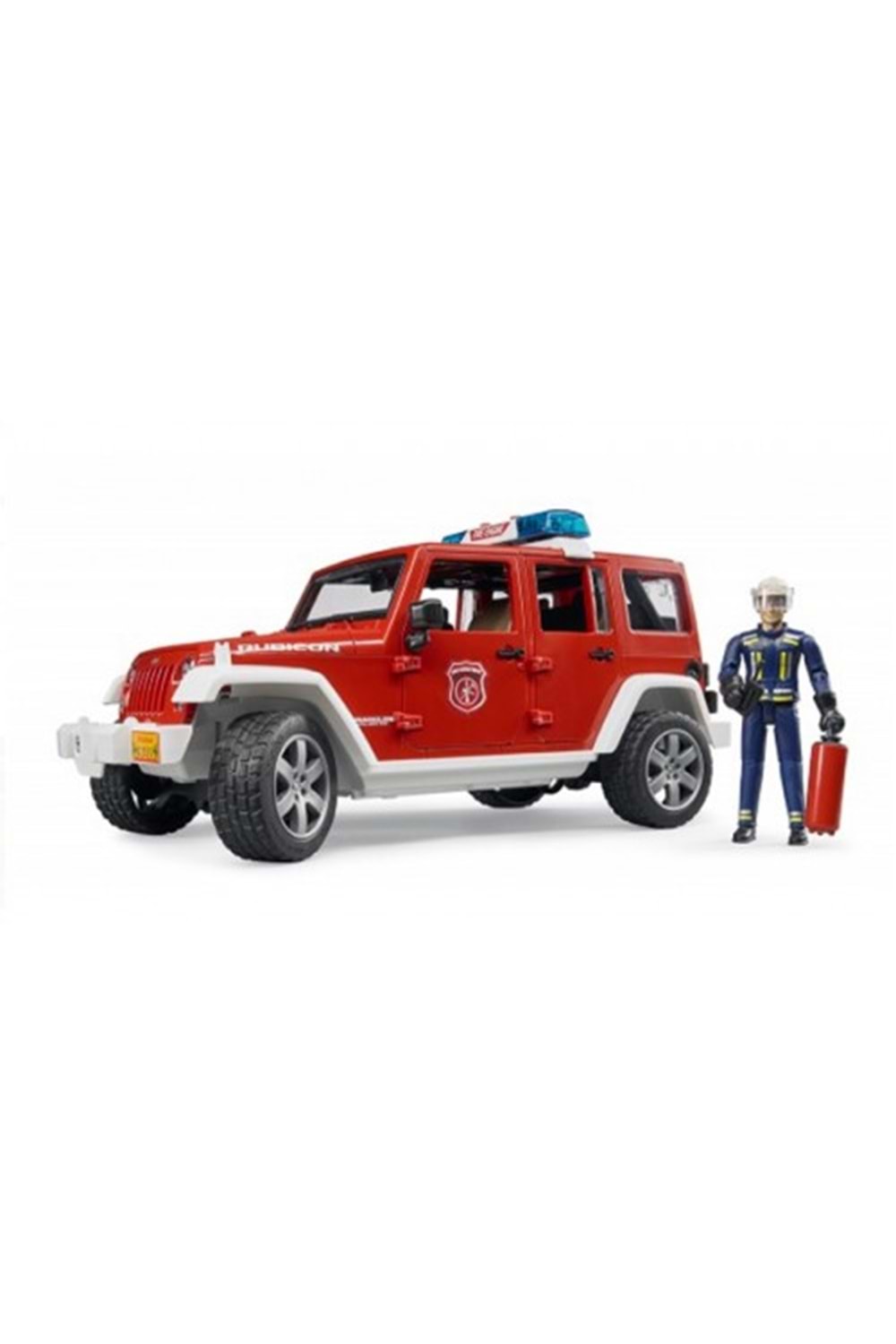 Bruder Jeep Wrangler Rubicon İtfaiye Ve İtfaiyeci 02528