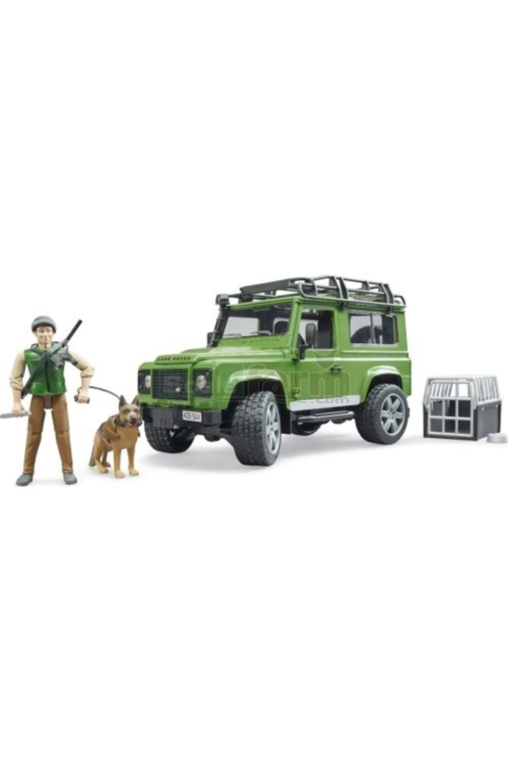 Bruder Land Rover Arazi Araci & Avci Ve Av Köpeği 02587