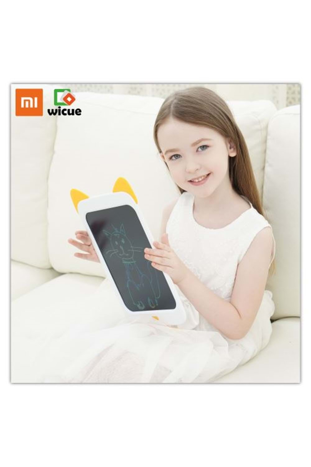 Xiaomi Wicue 10” Sarı Kedi LCD Dijital Renkli Çizim Tableti