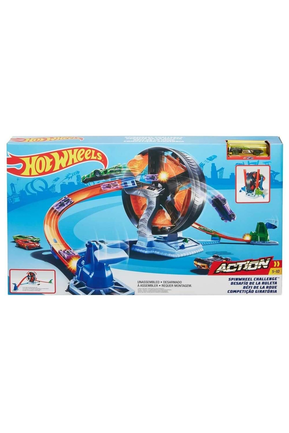 Hot Wheels Dönen Tekerlek Mücadelesi GJM77