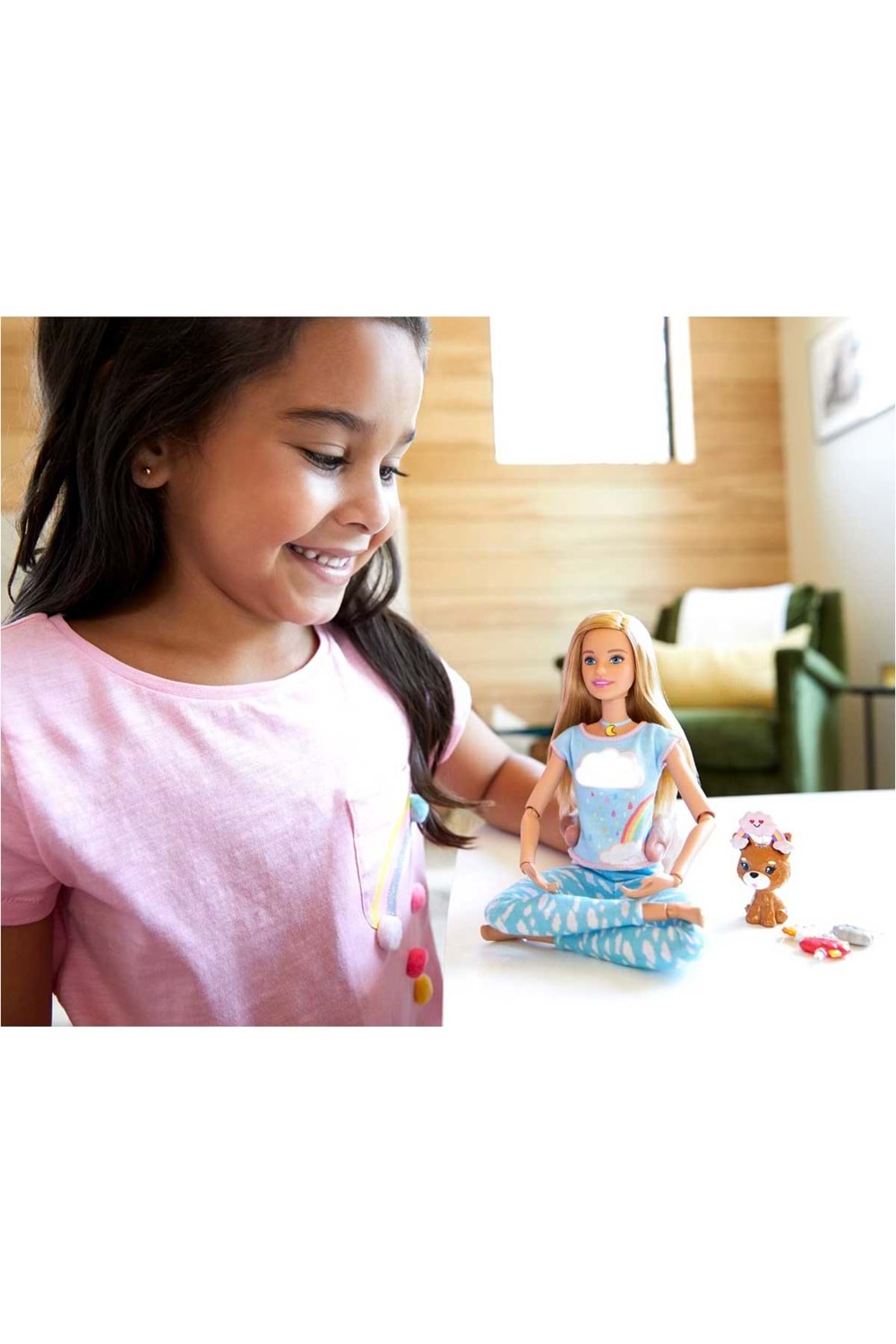 Barbie Nefes Egzersizi Bebeği GNK01