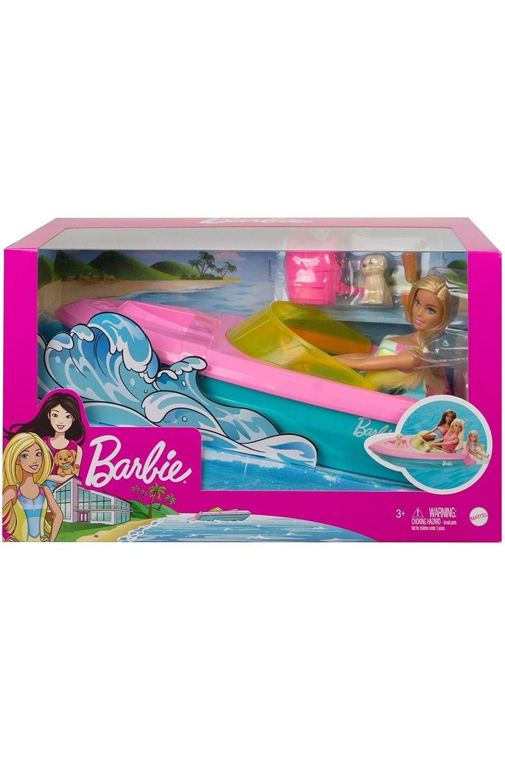 Barbie Bebek ve Teknesi Oyun Seti GRG30