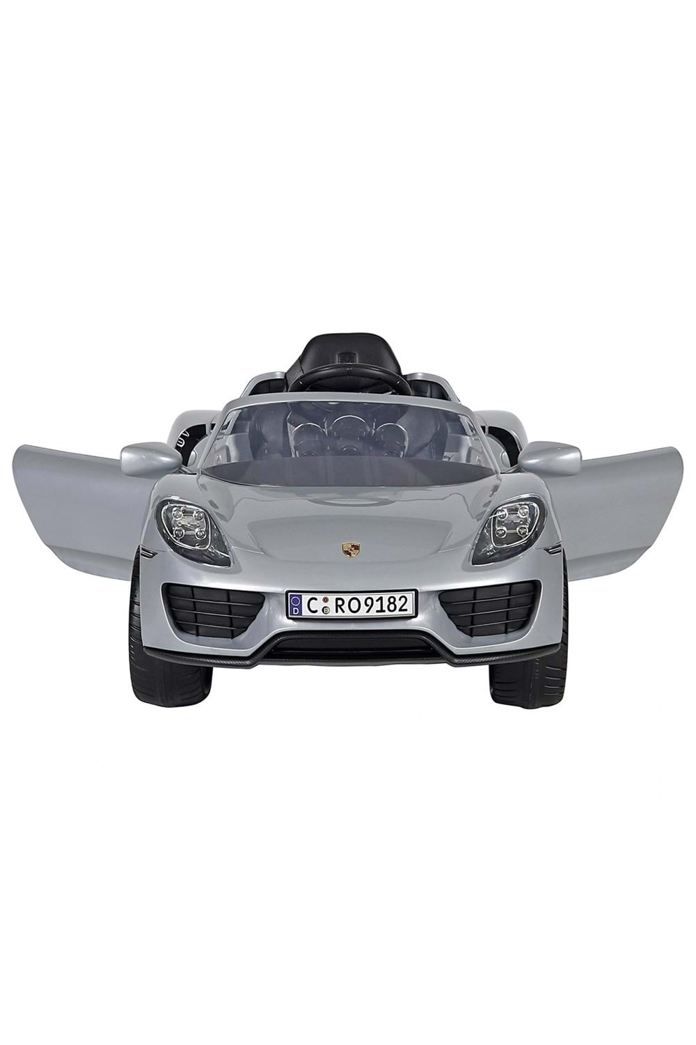 Rollplay Porsche Spyder 918 12 Volt Akülü Araba Gri