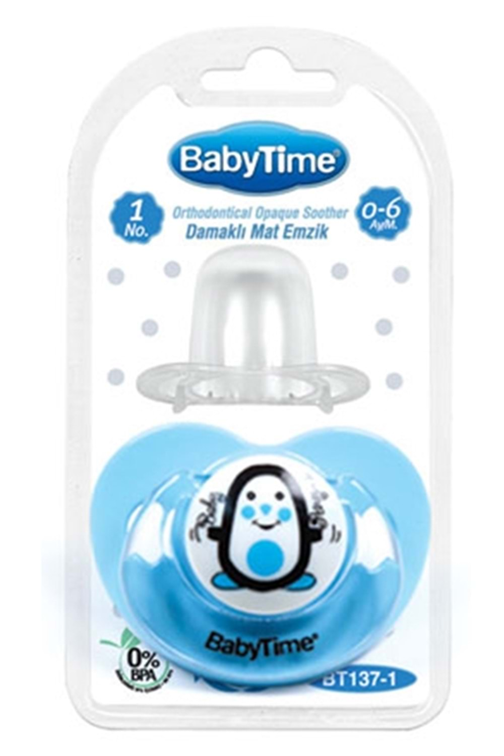 Baby Time Damaklı Mat Gövdeli Emzikler 0-6 ay BT137