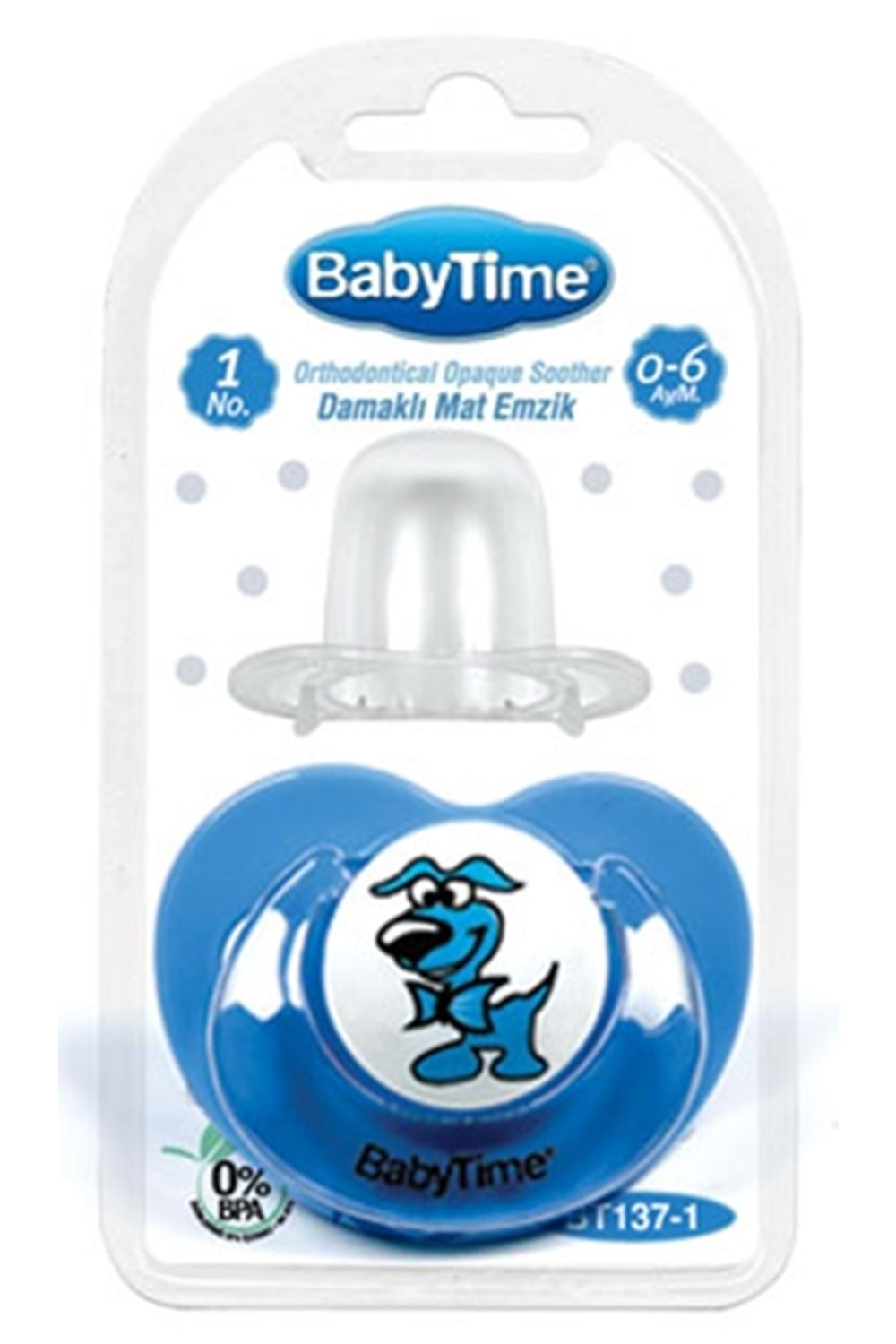 Baby Time Damaklı Mat Gövdeli Emzikler 6-18 ay BT138