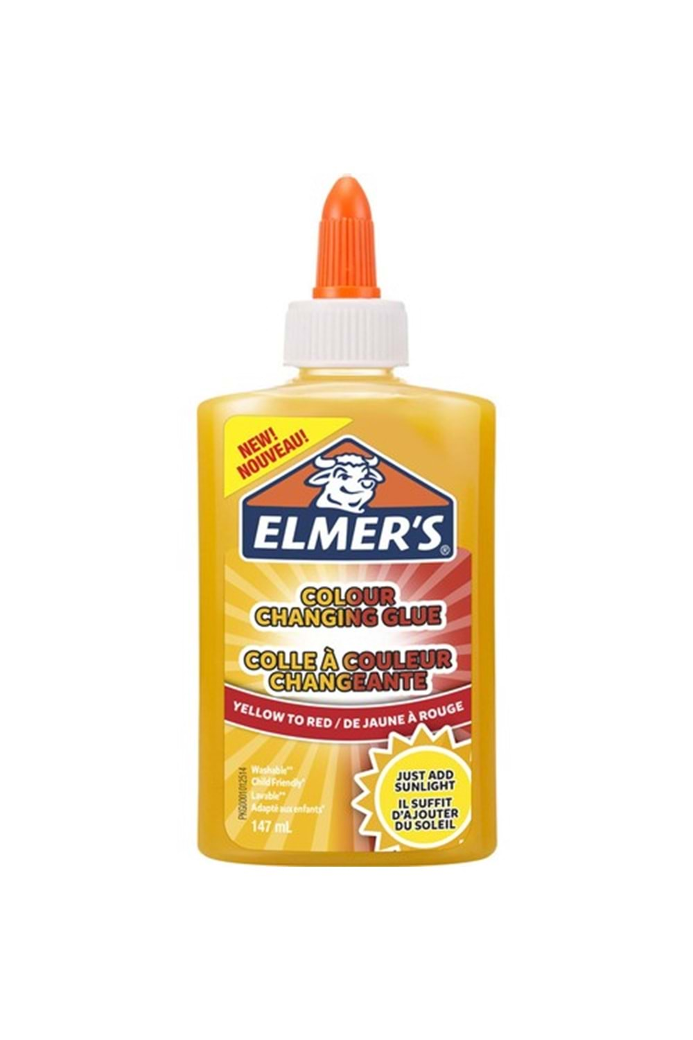 Elmers Yapıştırıcı Renk Değiştiren Sarı 147 ml