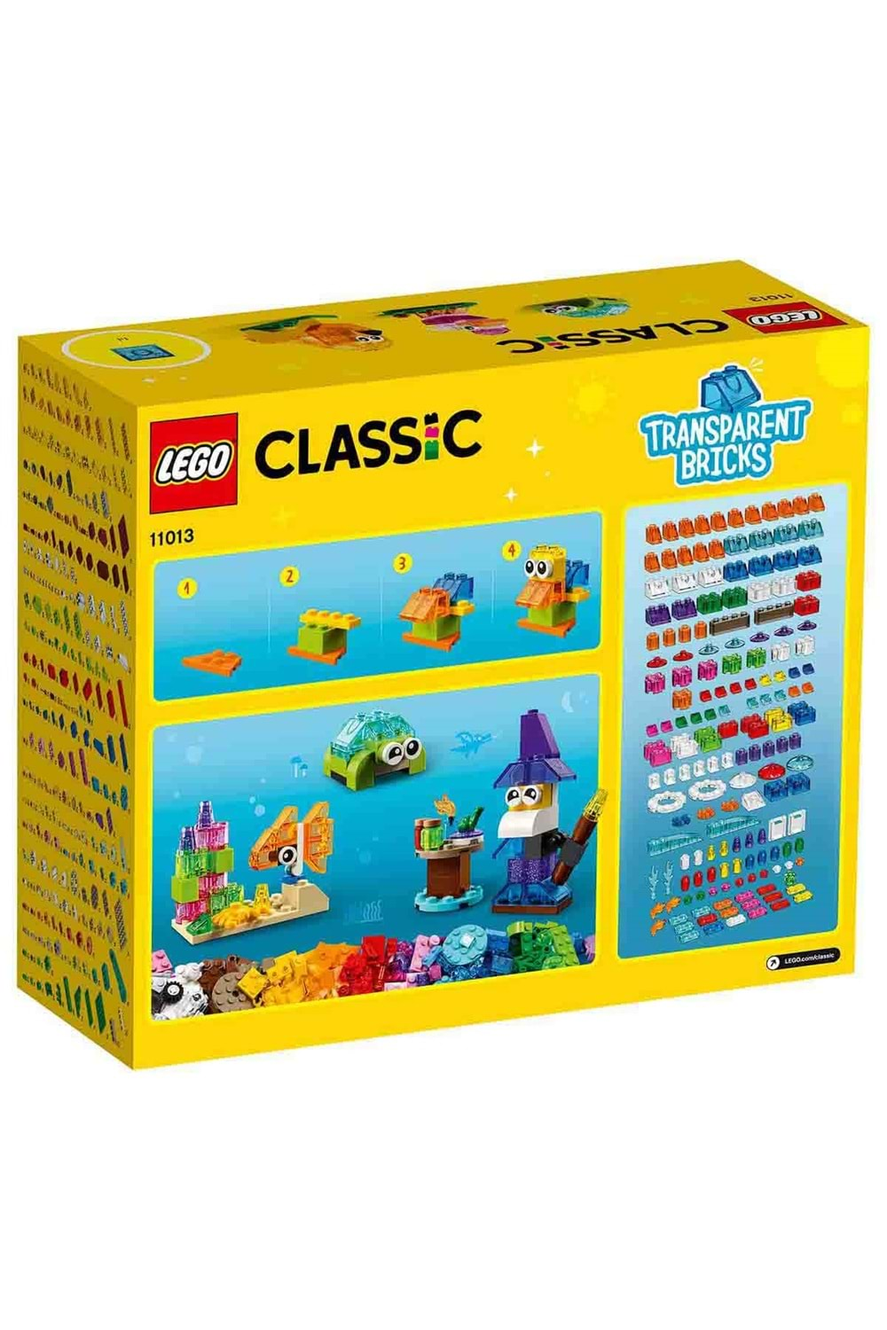 Lego Classic Yaratıcı Şeffaf Yapım Parçaları 11013