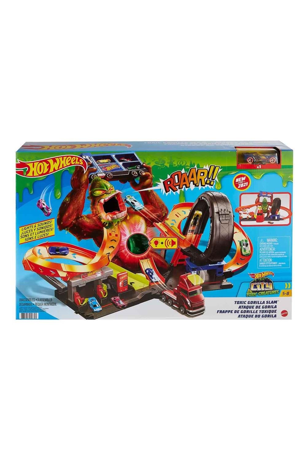 Hot Wheels Zehirli Goril Saldırısı GTT94