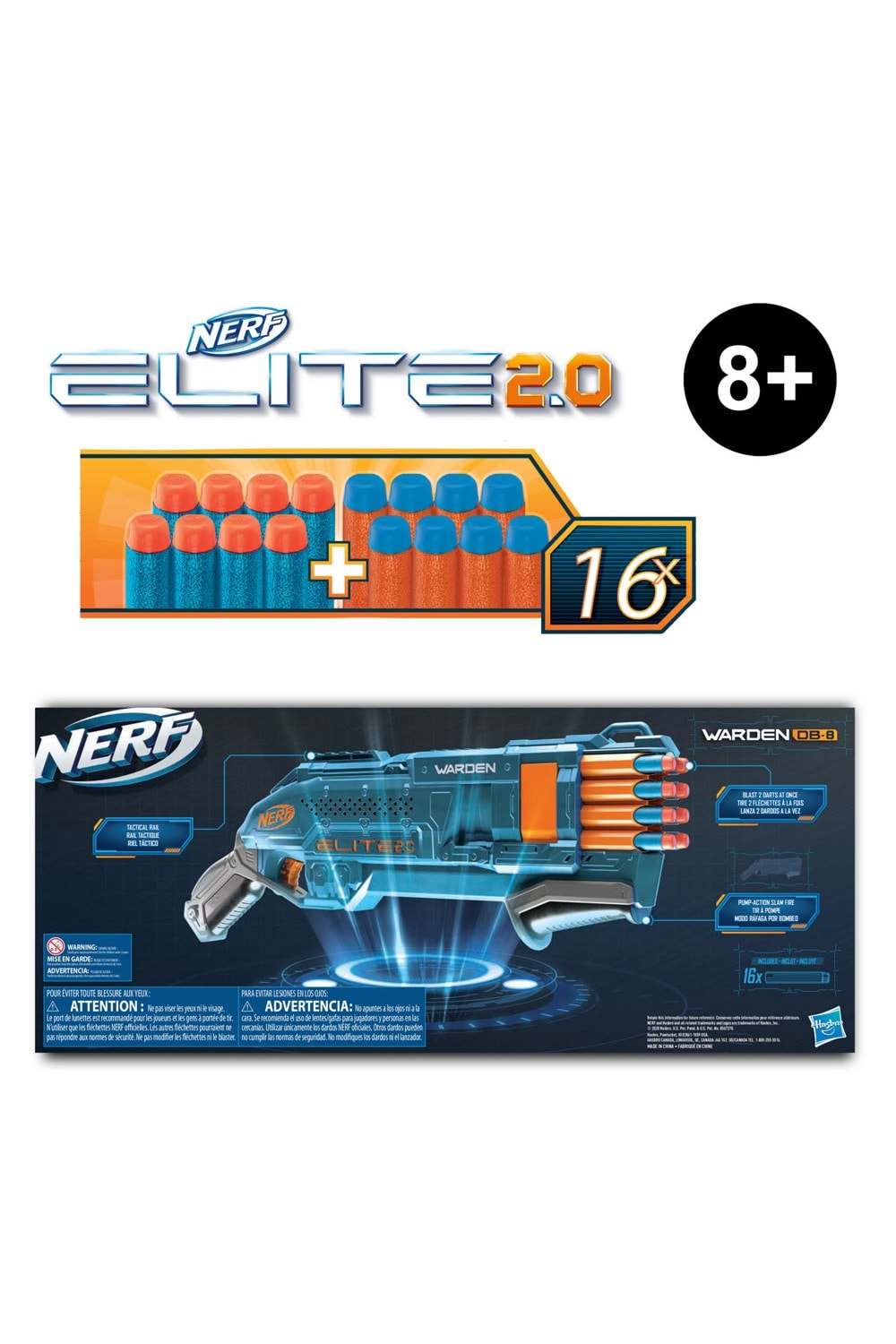 Nerf Elite 2.0 Warden Db-8 E9959