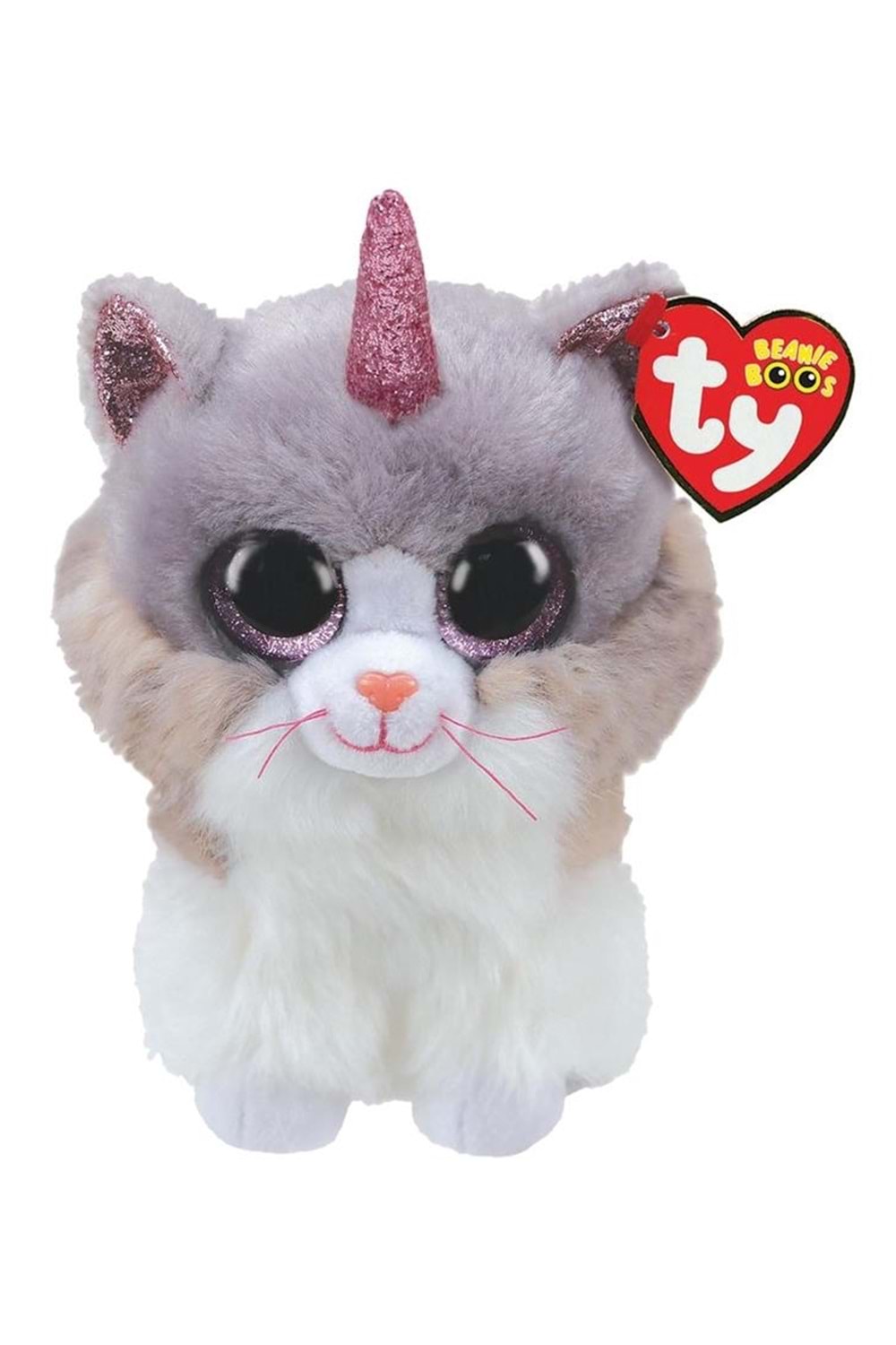 Ty Beanie Boos Asher Boynuzlu Kedi 15 cm