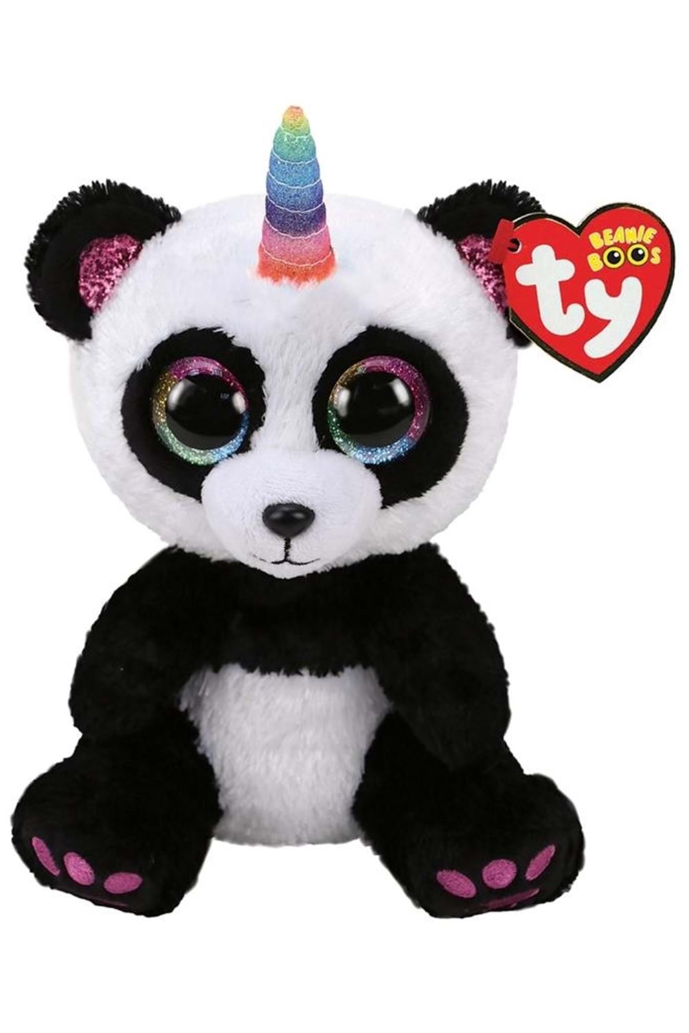 Ty Beanie Boos Tek Boynuzlu Panda 15 cm