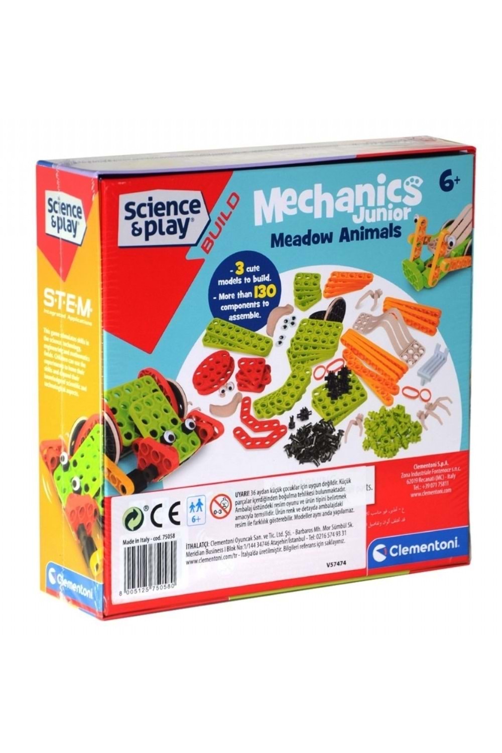 Clementoni Mechanics Junior Böcekler 6 Yaş+ 75058