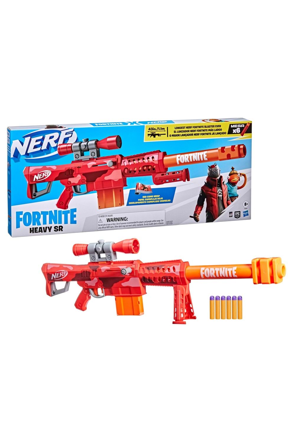 Nerf Fortnite Heavy SR Mega F0929