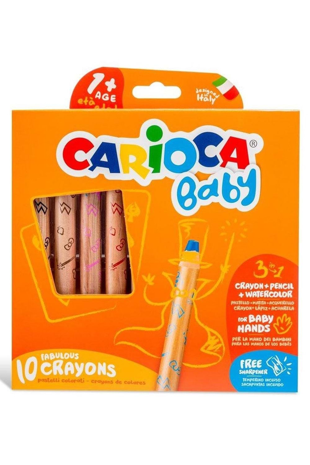 Carioca Baby Jumbo Ahşap Gövde Boya Kalemi 42818