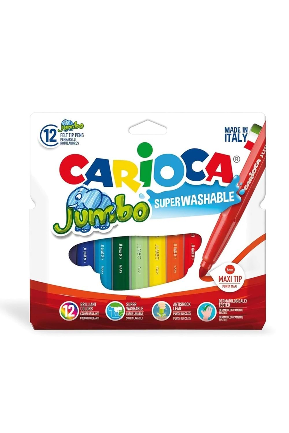 Carioca Yıkanabilir Jumbo Keçeli Kalem 40569