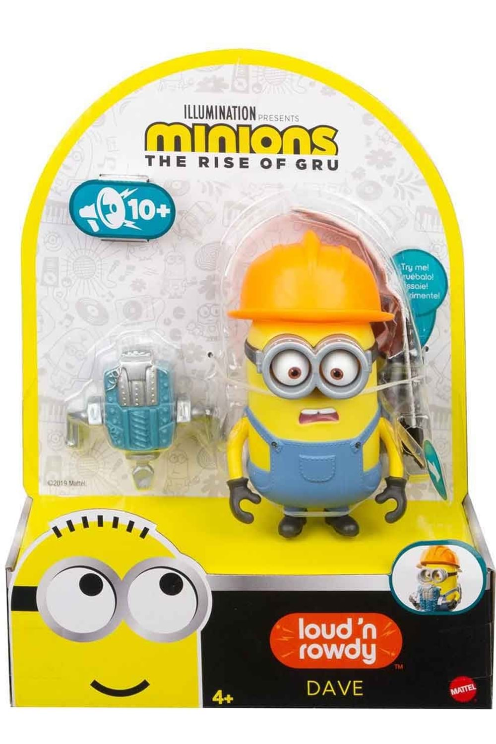 Minions Sesli Film Figürü Dave GMF03