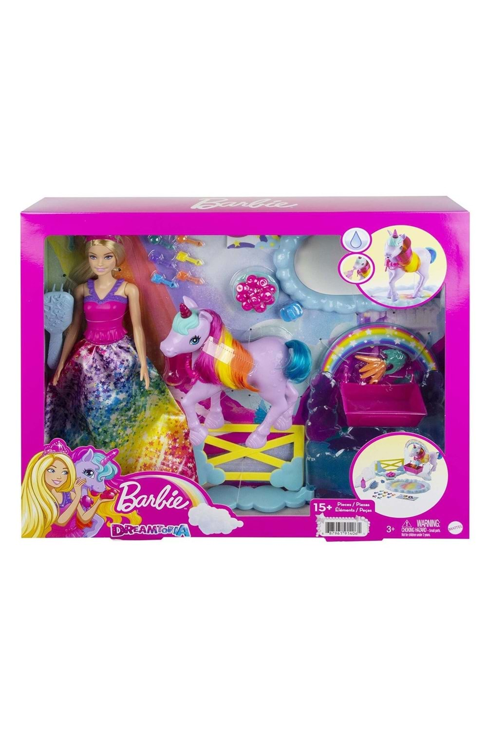 Barbie Dreamtopia Bebek ve Tek Boynuzlu At GTG01