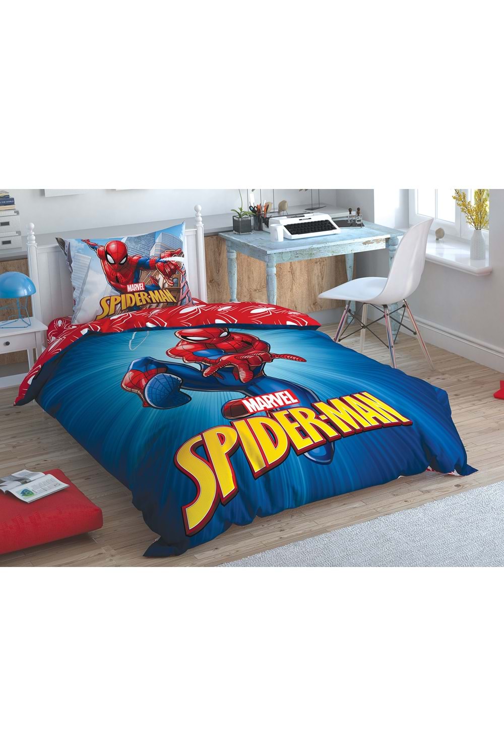 Taç Spider Man Time To Move Tek Kişilik Nevresim Takımı