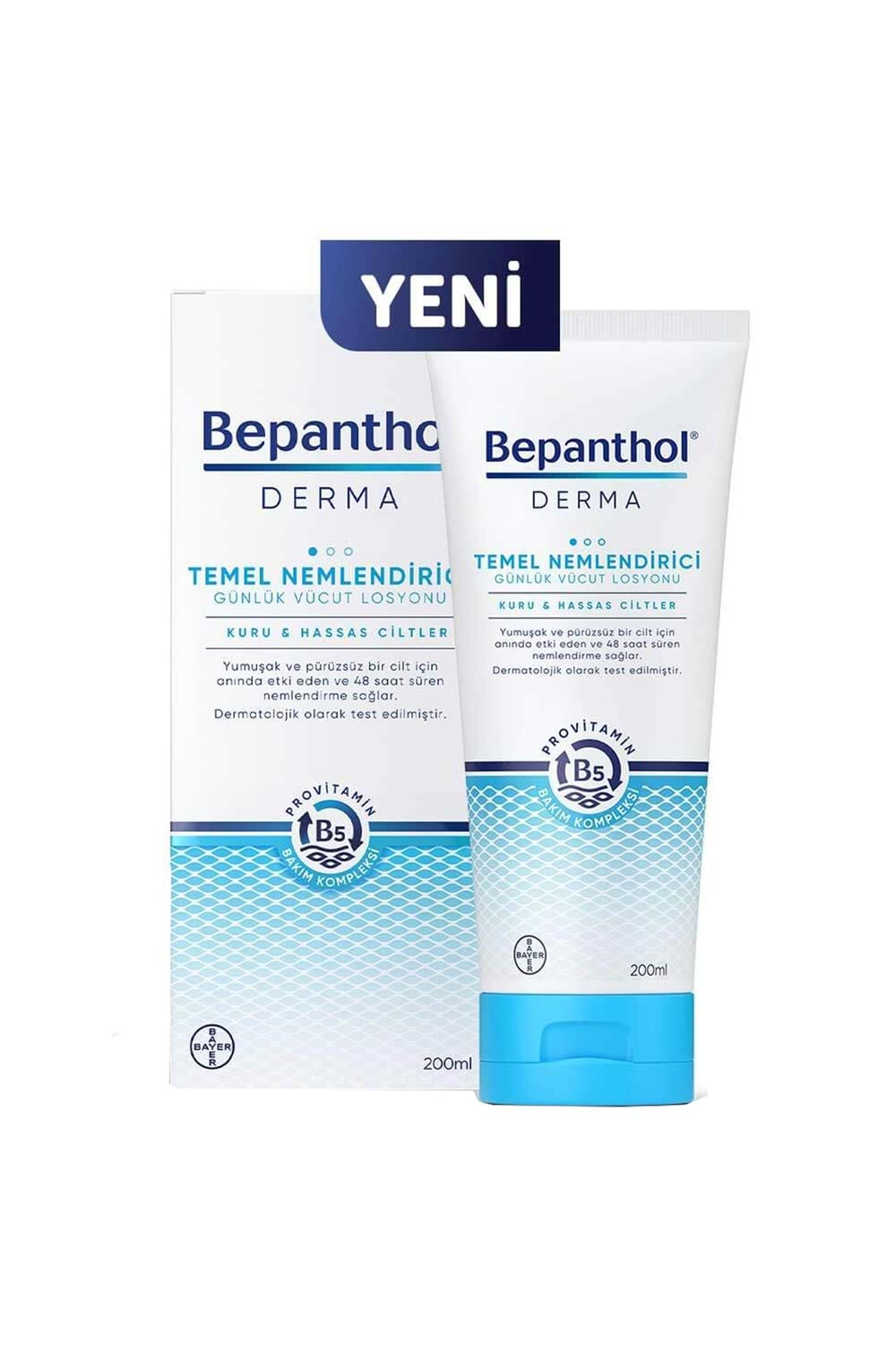 Bepanthol Derma Temel Nemlendirici Günlük Vücut Losyonu 200 ml