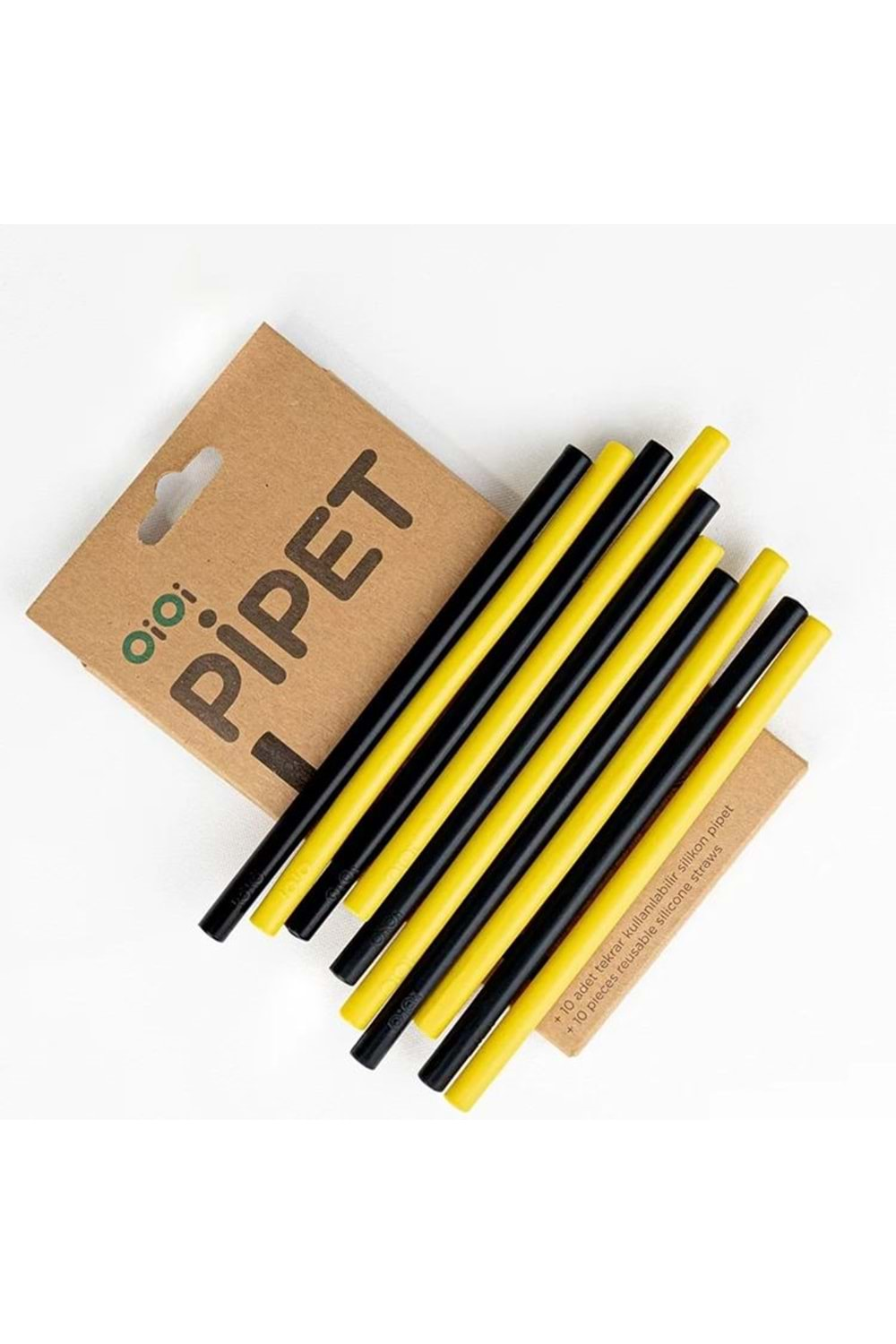 Oioi Silikon Pipet 10 lu Bitter Black/Bee Yellow