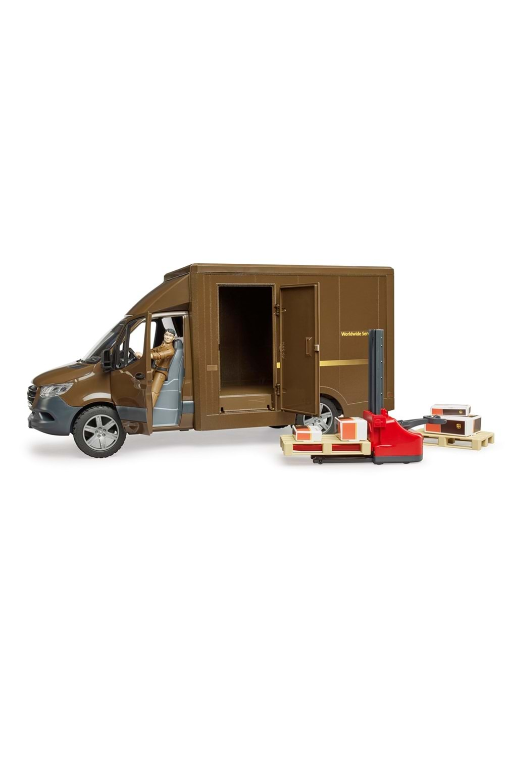 Bruder Mercedes Benz Sprinter Ups Kargo Aracı Transpalet 02678