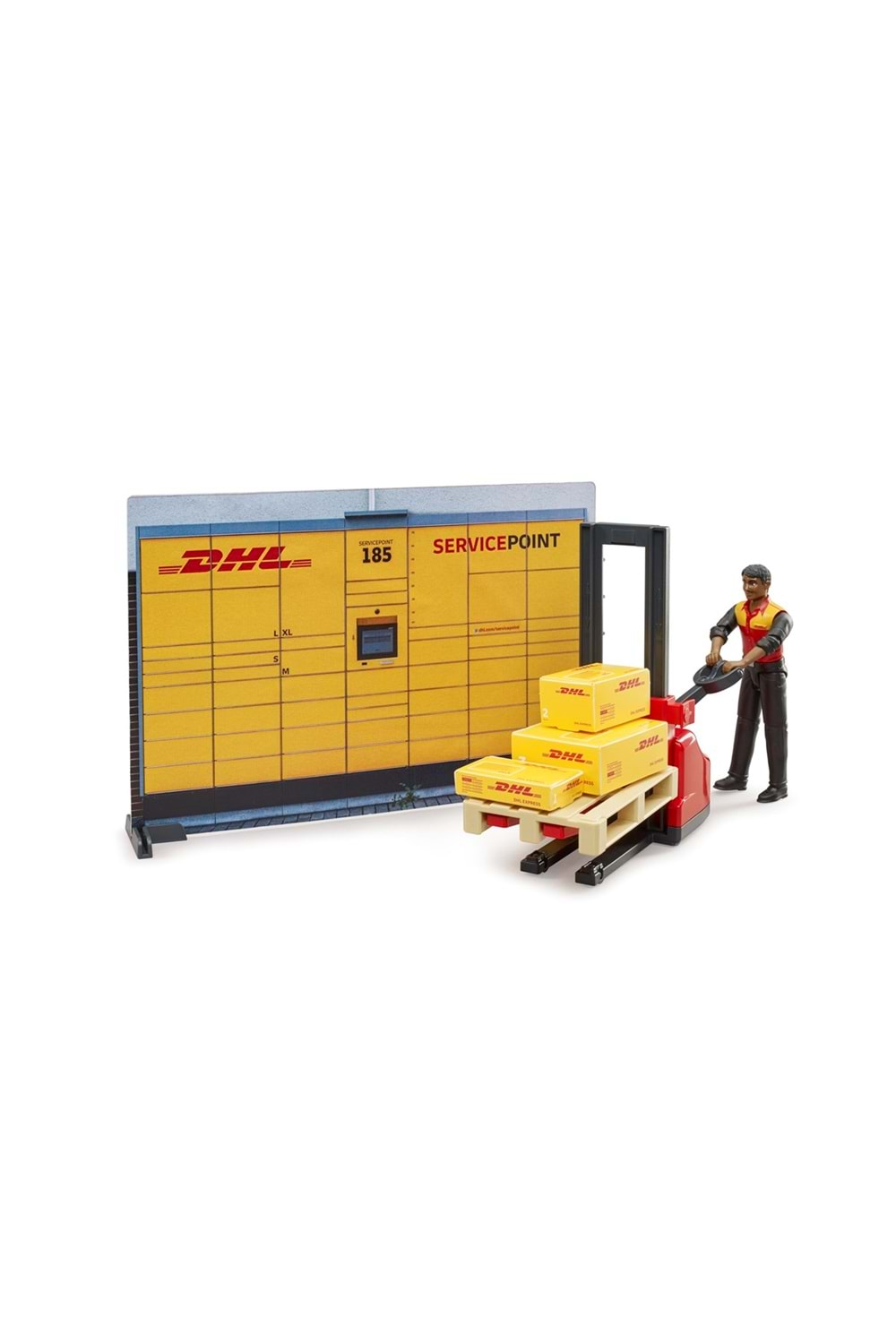 Bruder Dhl Kargo Merkezi ve Transpalet 62251