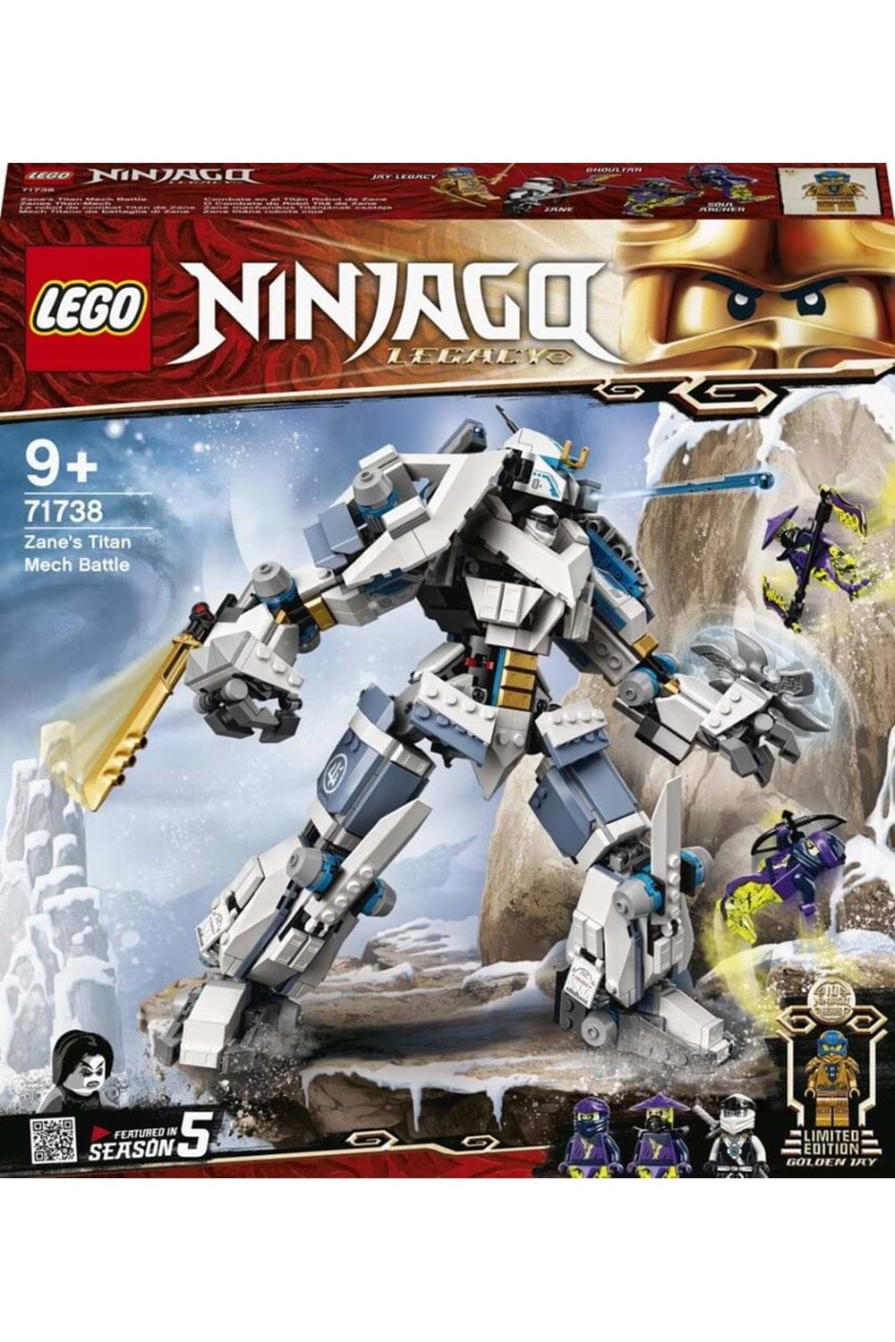 Lego Ninjago Zane in Titan Makine Savaşı 71738