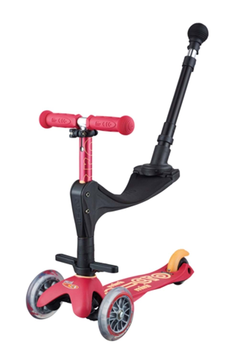 Micro Scooter Mini Deluxe Plus 3 in 1 Ruby Red MMD056