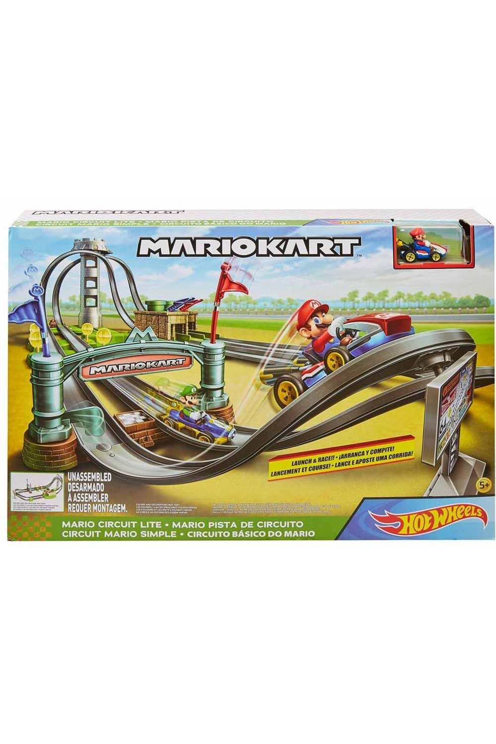 Hot Wheels Mario Kart Çılgın Dönüş Parkuru GHK15