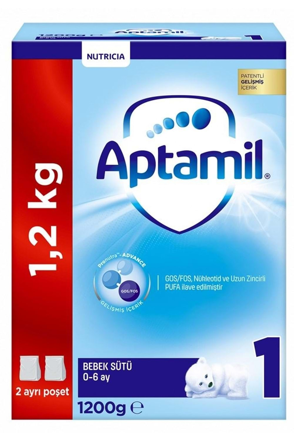 Aptamil Çocuk Devam Sütü 1 1200 gr