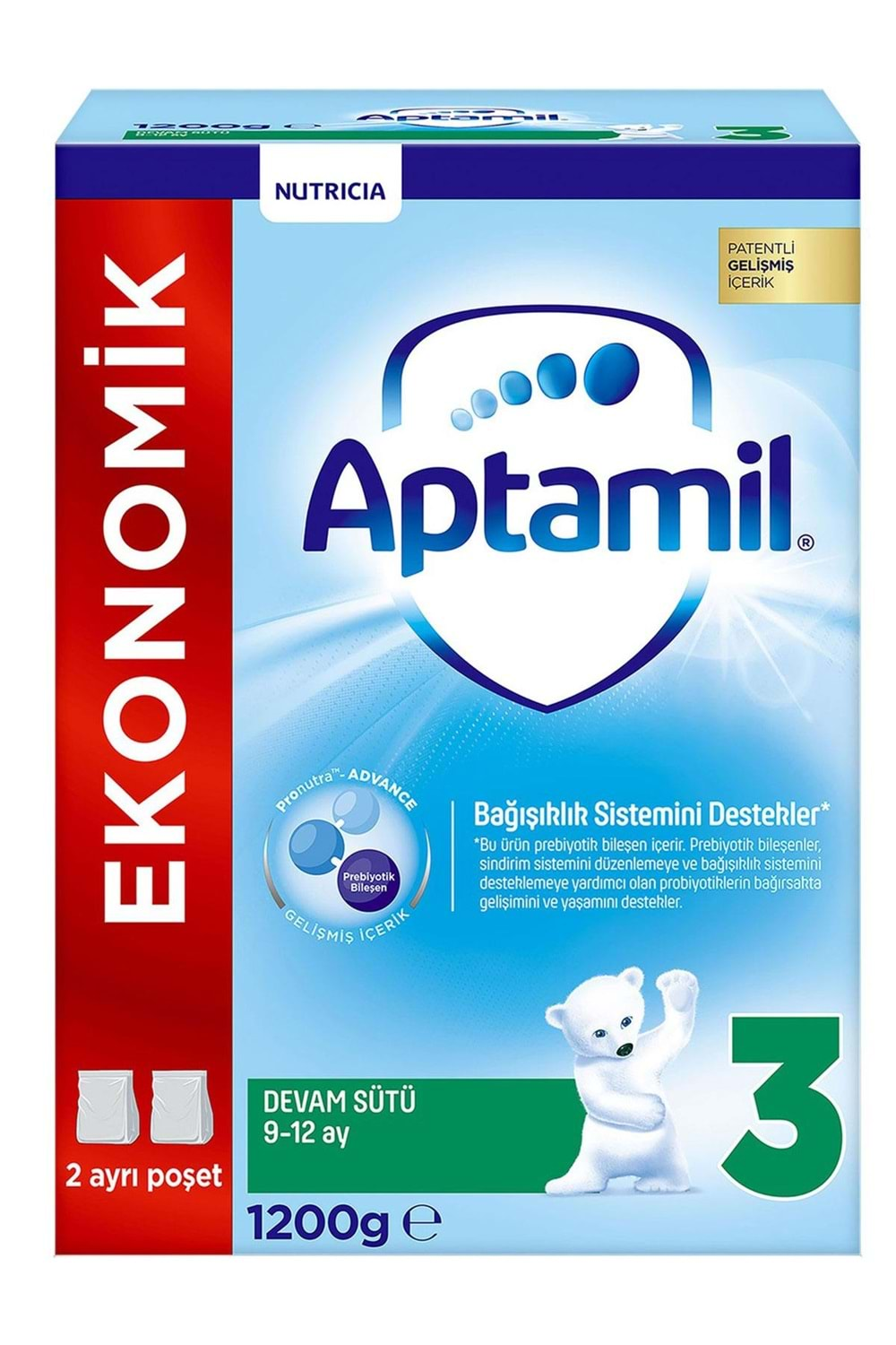 Aptamil Çocuk Devam Sütü 3 1200 gr