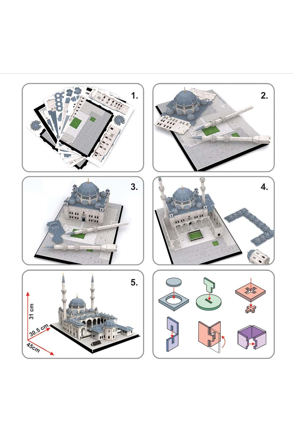 Cubic Fun 3D Puzzle Eyüp Sultan Camii