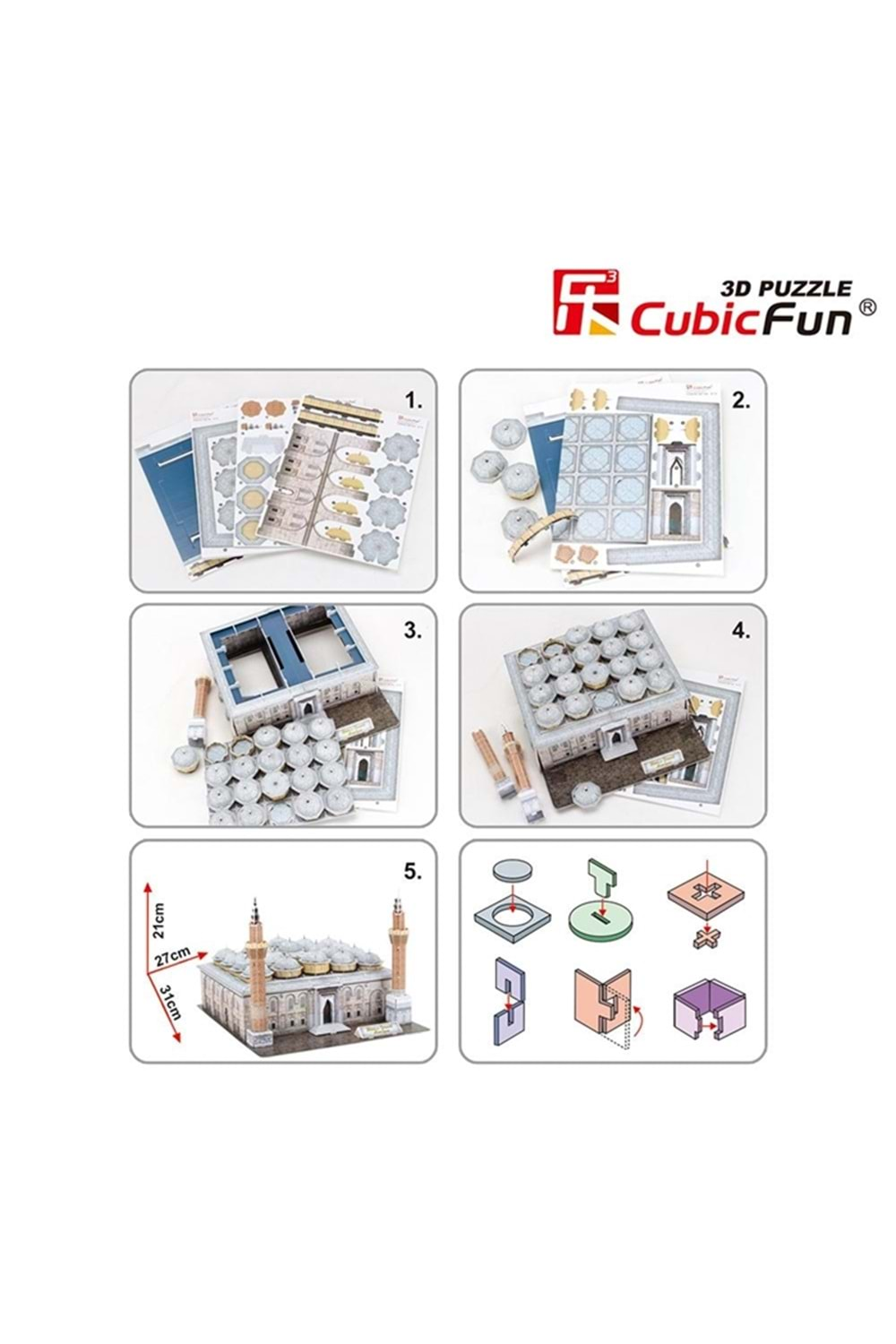 Cubic Fun 3D Puzzle Bursa Ulu Camii