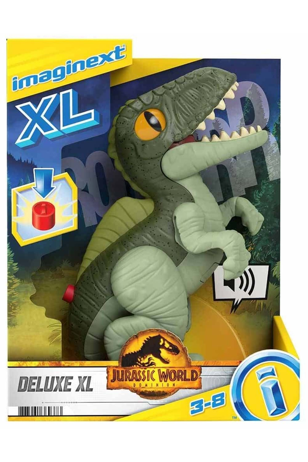 Imaginext Jurassic World Deluxe Growlin Xl Dino HFC11