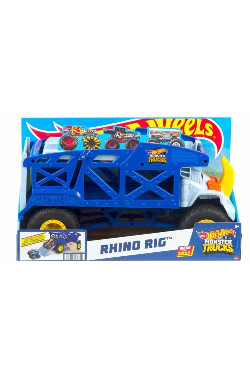 Hot Wheels Monster Trucks Rhino Taşıyıcı Kamyon HFB13