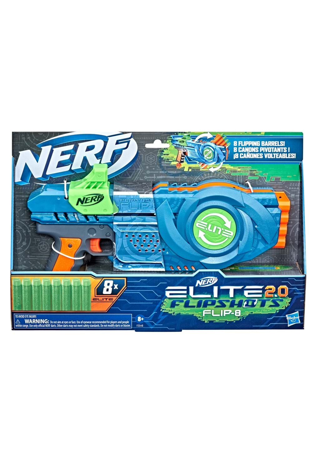 Nerf Elite 2.0 Flipshots Flip 8 F2549