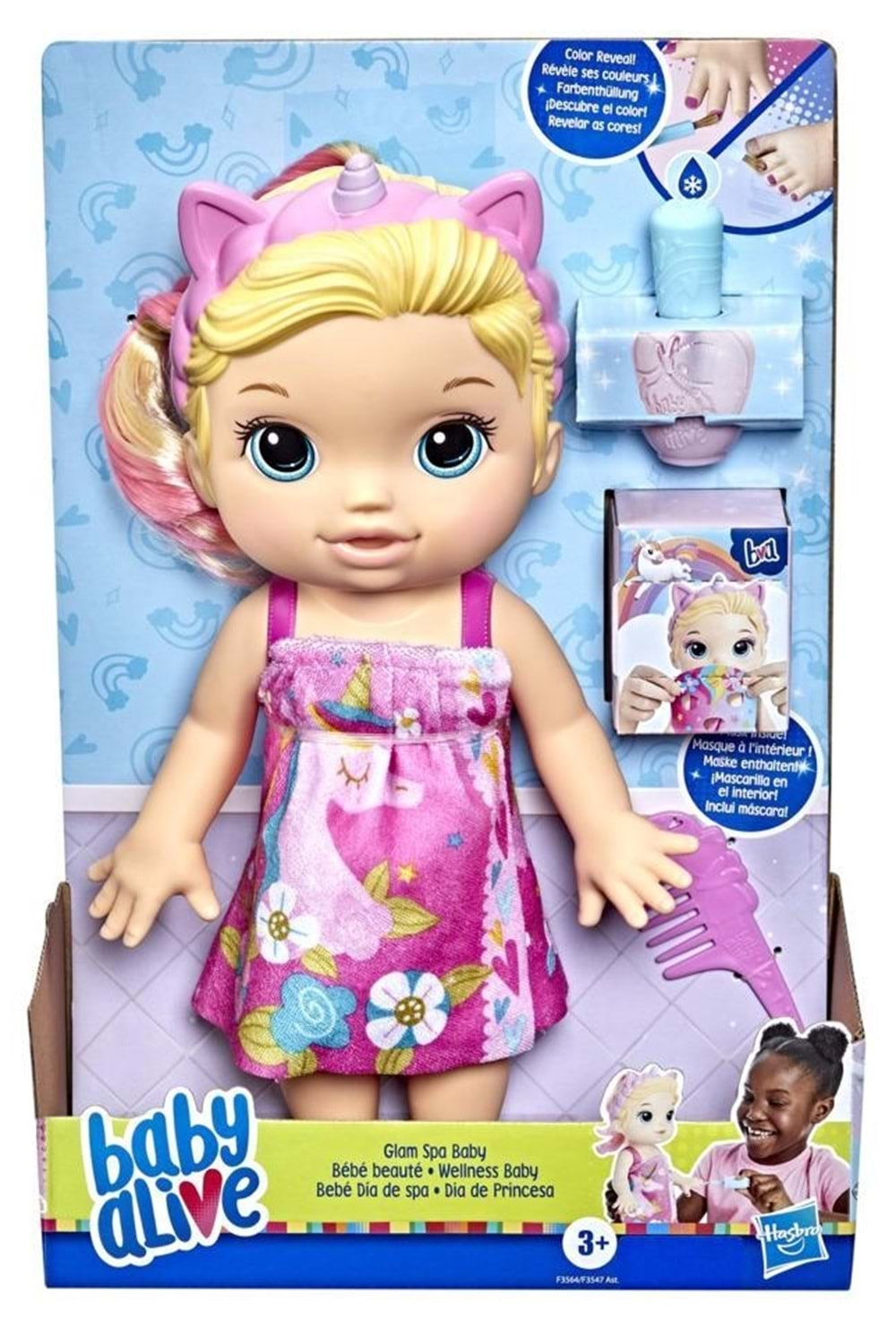 Baby Alive Bebeğimle Spa Eğlencesi F3564