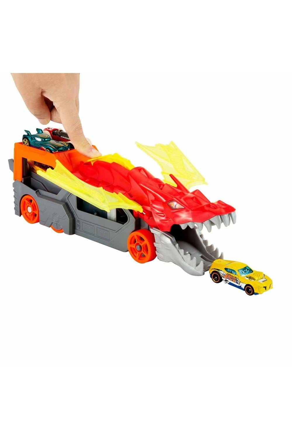 Hot Wheels Fırlatıcı ve Taşıyıcı Ejderha GTK42