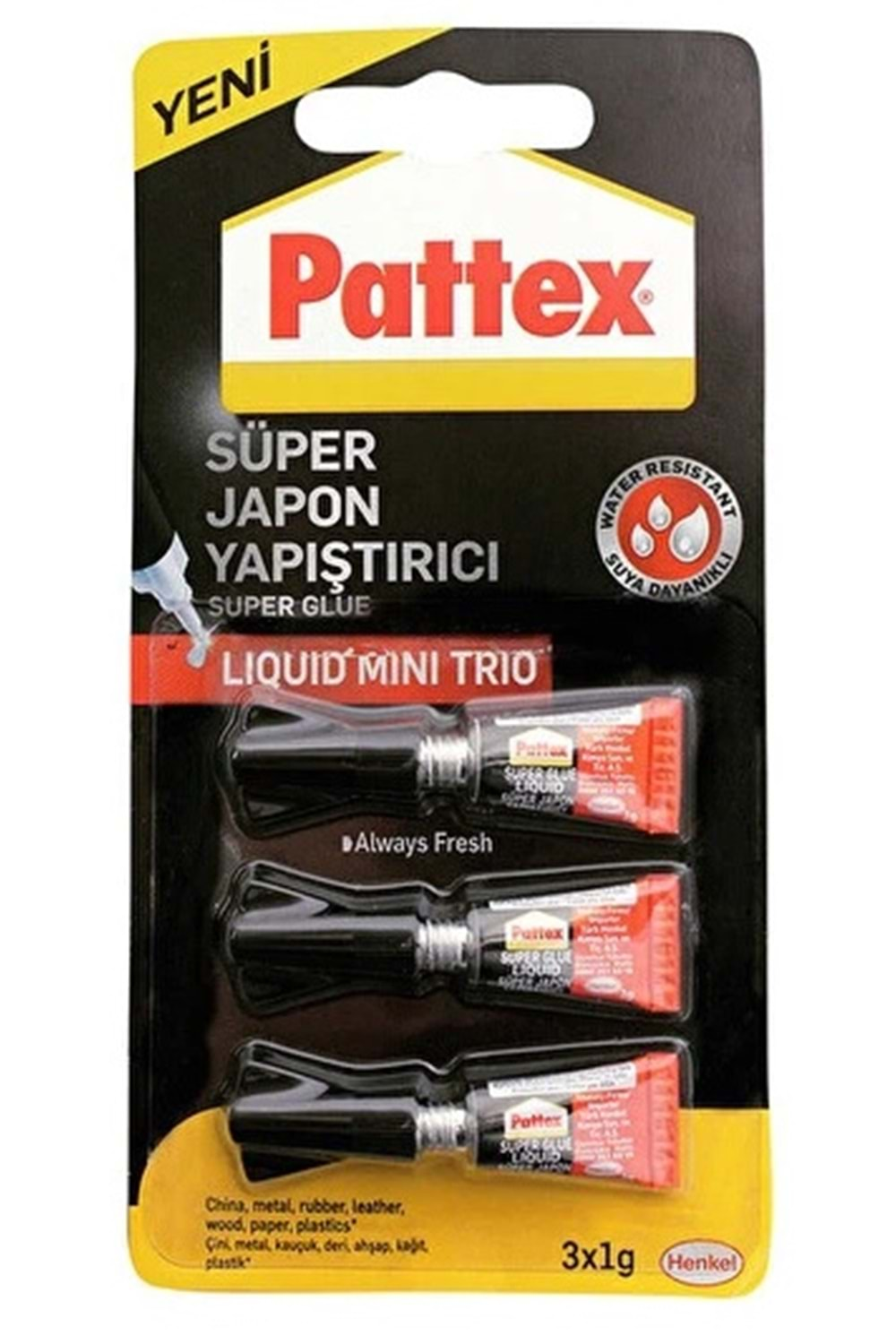 Pattex Süper Japon Yapıştırıcı 3x1 gr