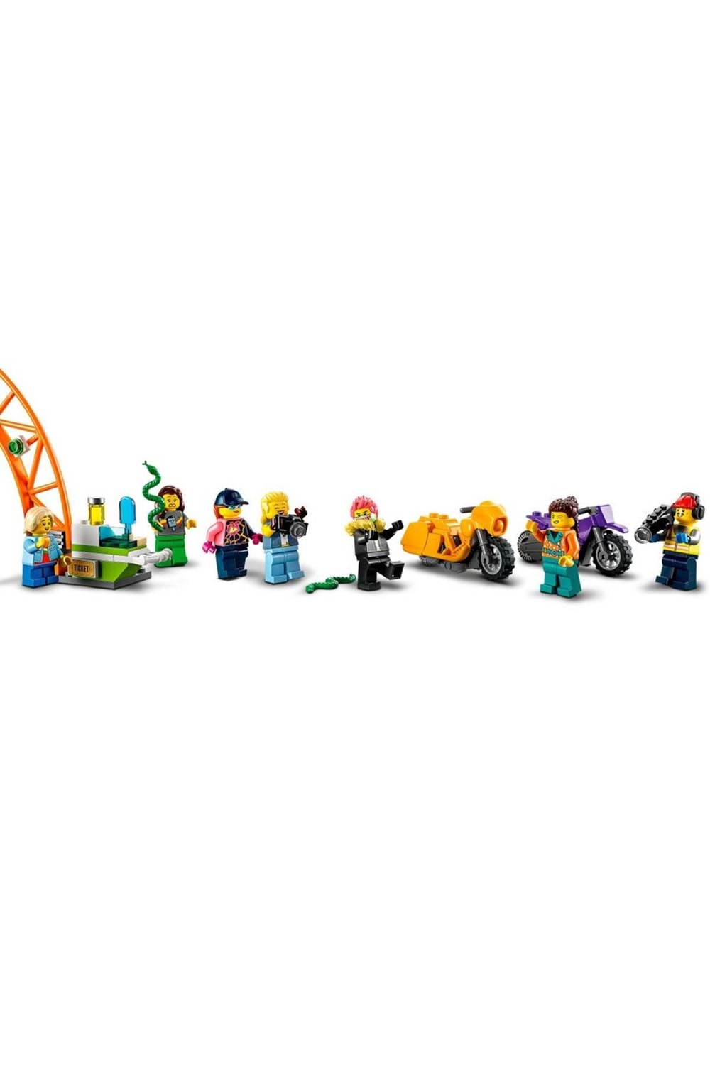 Lego City Stunt Çift Çemberli Gösteri Arenası 60339