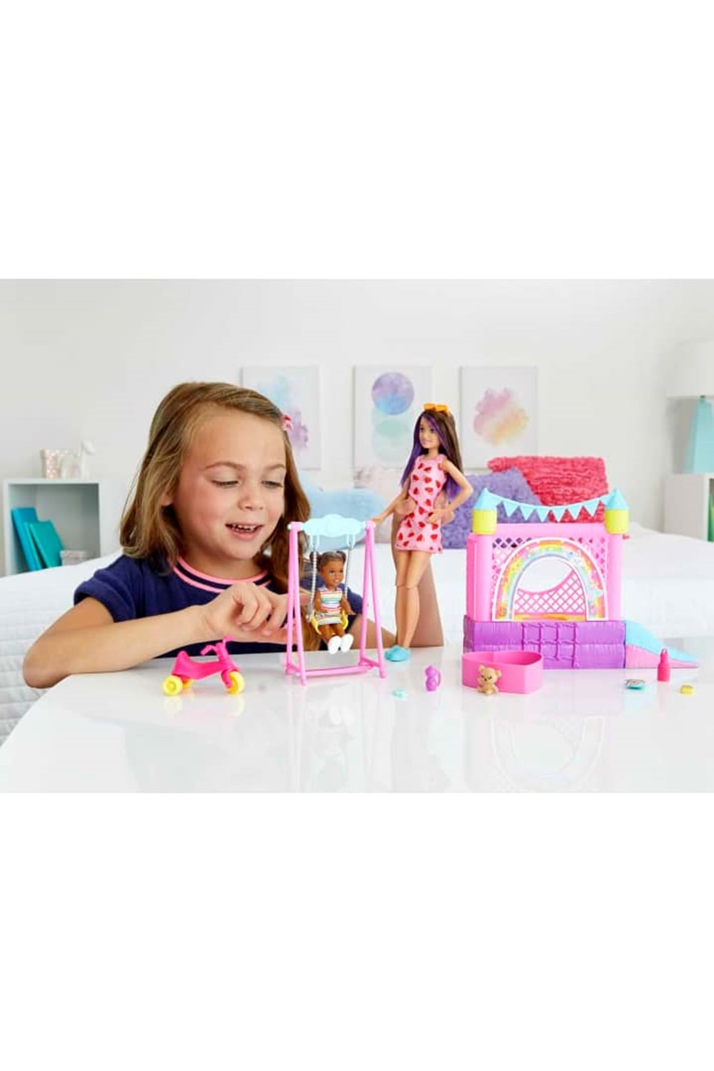 Barbie Bebek Bakıcısı Skipper Oyun Evi HHB67