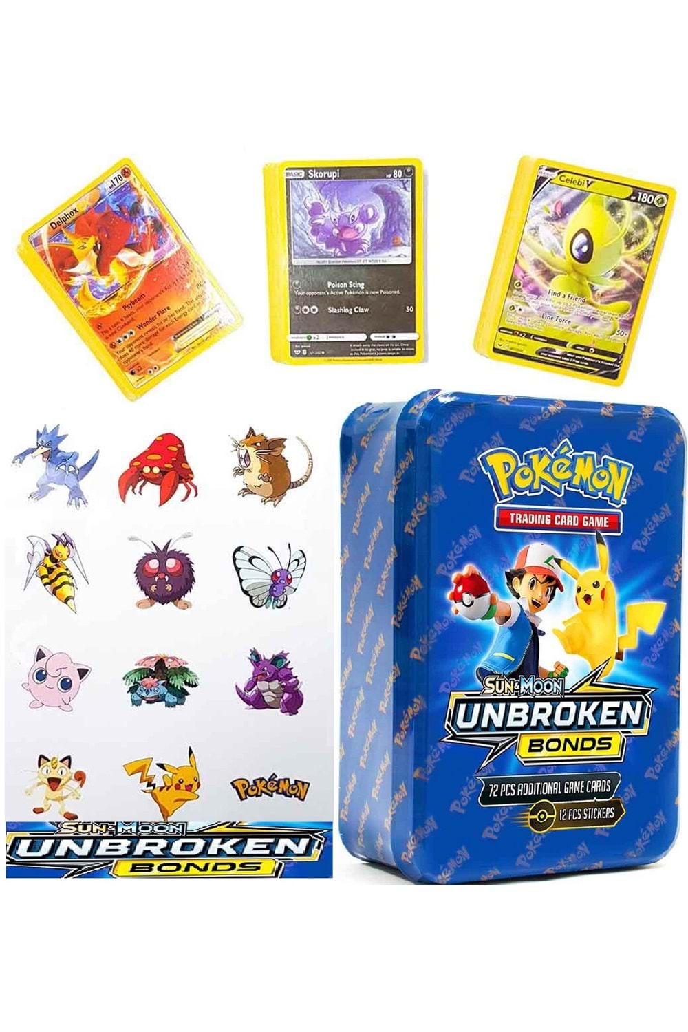 Pokemon Trading Card Sun Moon Unbroken Bonds Sürpriz Kutu